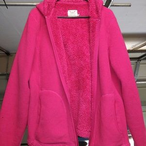 Faded Glory Womens Pink fluffy Hoodie